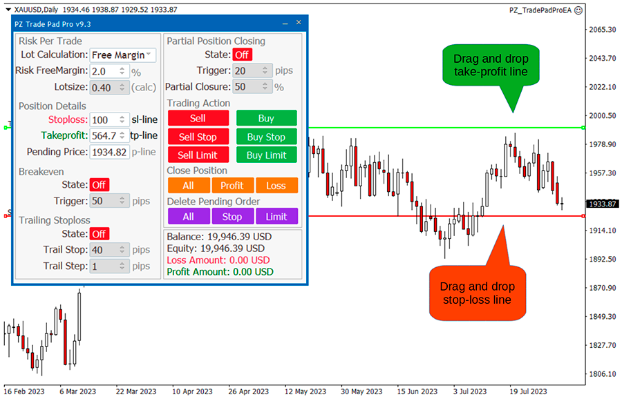 Trade Pad Pro EA screenshot